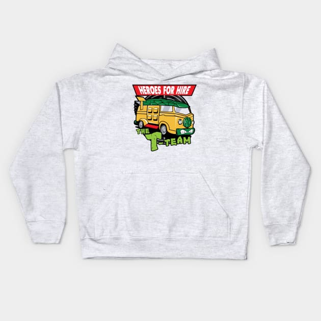 T-Team: Heroes For Hire Kids Hoodie by DeepDiveThreads